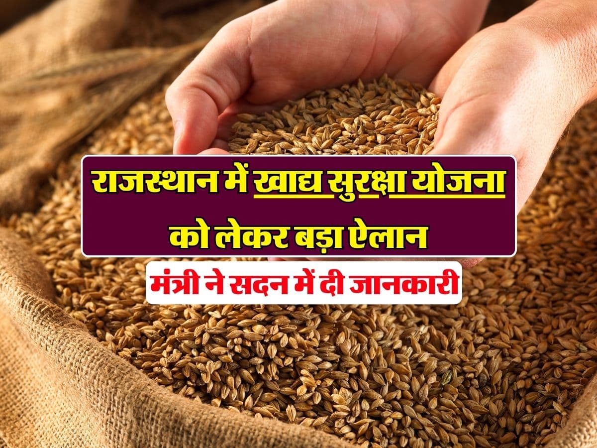 Khadya Surksha Yojana: राजस्थान में खाद्य सुरक्षा योजना को लेकर बड़ा ऐलान, मंत्री ने सदन में दी जानक