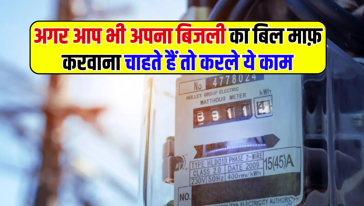 Government News: अगर आप भी अपना बिजली का बिल माफ़ करवाना चाहते हैं तो करले ये काम
