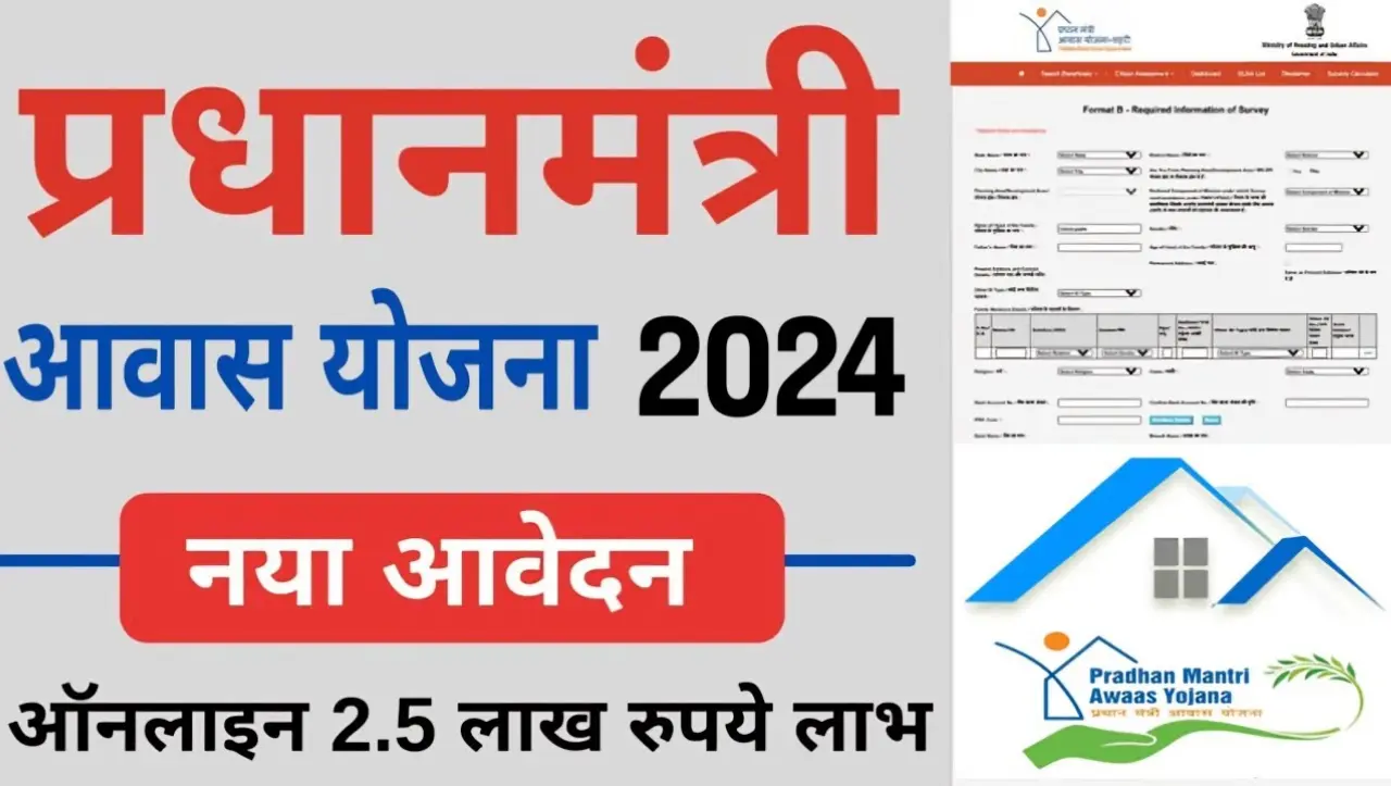 PM Awas Yojana: प्रधानमंत्री आवास योजना के ऑनलाइन आवेदन शुरु, यहाँ से करे ऑनलाइन आवेदन