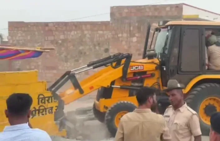 Mother and Three Sons Assault Youth; Bulldozer Action on Accused Property Within 5 Hours