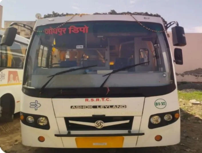 जोधपुर एसी बस ,उदयपुर-बांसवाड़ा रूट ,रोडवेज बस सेवा ,एयर कंडीश्नर बस ,राजस्थान रोडवेज 