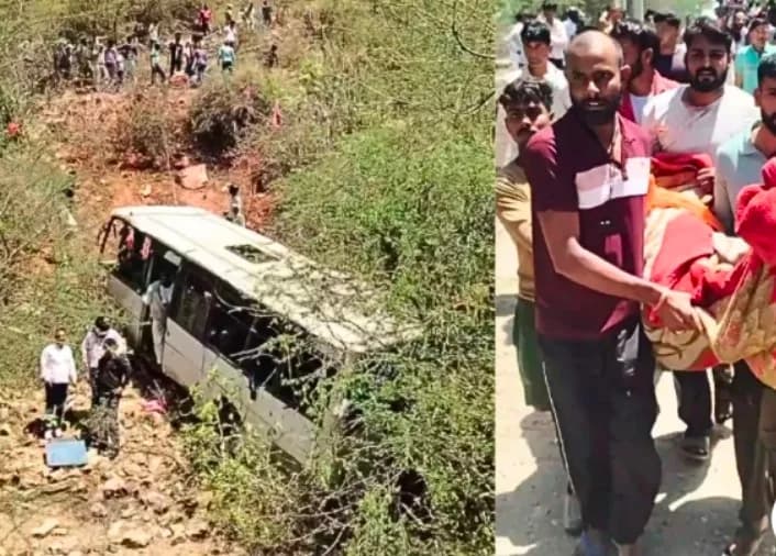 अजमेर दुर्घटना, पुष्कर घाटी, बस दुर्घटना