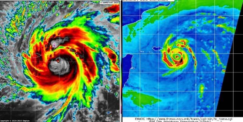 भारत दोनों और से तूफान से घिरा, अरब सागर से 'चक्रवात तेज' और बंगाल की खाड़ी से 'हामून'