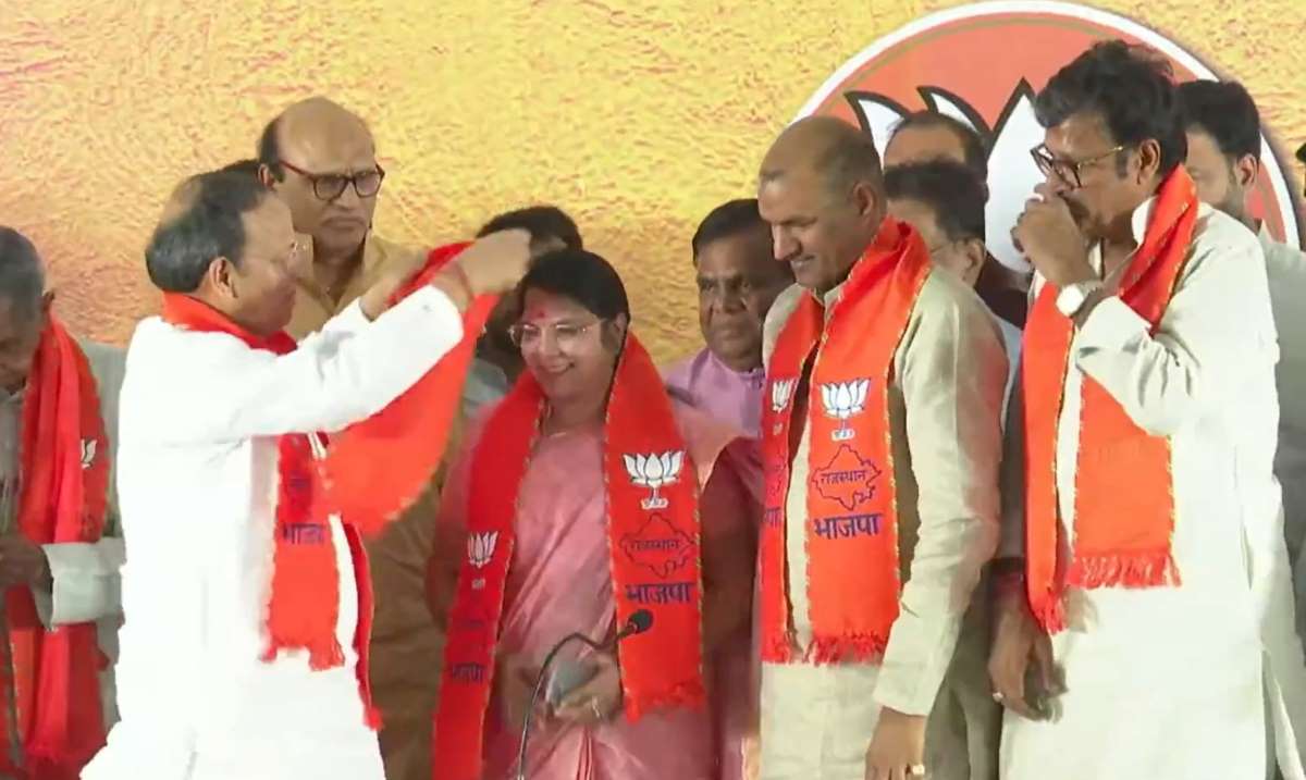 राजस्थान कांग्रेस को बड़ा झटका, ज्योति मिर्धा के बाद अब सचिन पायलट की करीबी ज्योति खंडेलवाल बीजेपी मे