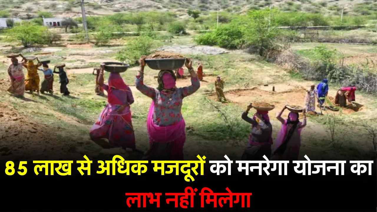 MGNREGA 2024 : 85 लाख से अधिक मजदूरों को मनरेगा योजना का लाभ नहीं मिलेगा. जानिए वजह