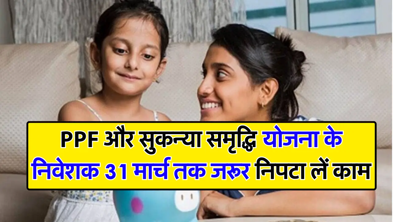 PPF और सुकन्या समृद्धि योजना के निवेशक 31 मार्च तक जरूर निपटा लें काम, नही तो फिर झेलना पड़ेगा बड़ा