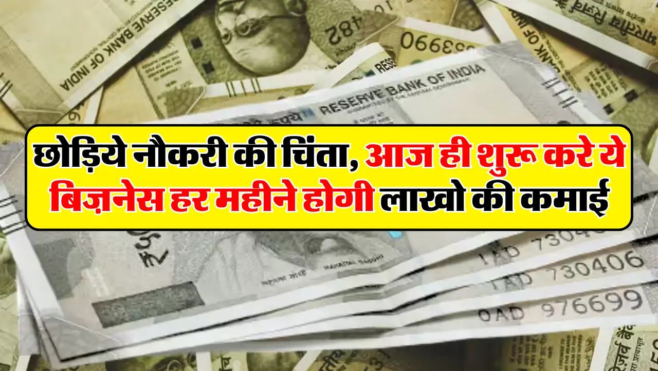 छोड़िये नौकरी की चिंता, आज ही शुरू करे ये बिज़नेस हर महीने होगी लाखो की कमाई