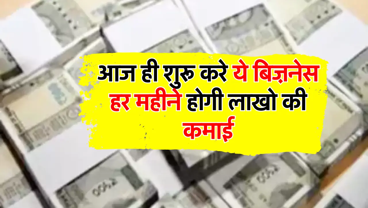 आज ही शुरू करे ये बिज़नेस हर महीने होगी लाखो की कमाई