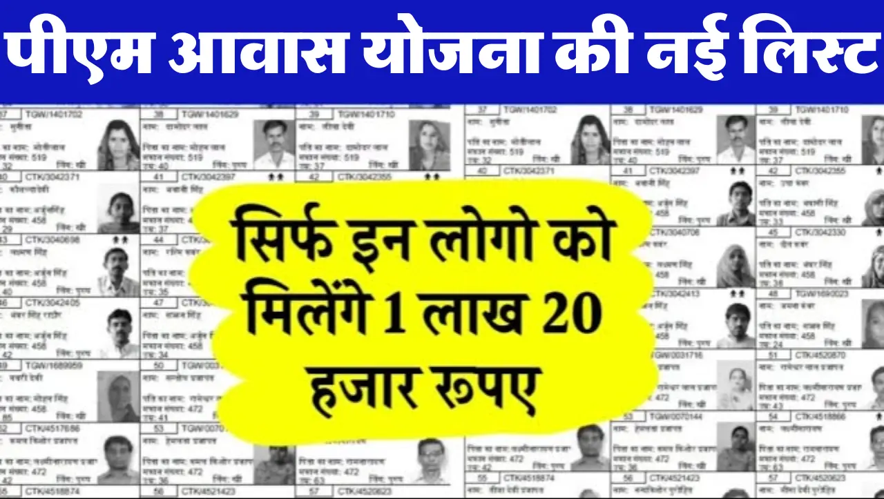 PM Awas Yojana: सिर्फ इन लोगो को मिलेगा 1 लाख 20 हजार रुपये, पीएम आवास योजना की नई लिस्ट जारी