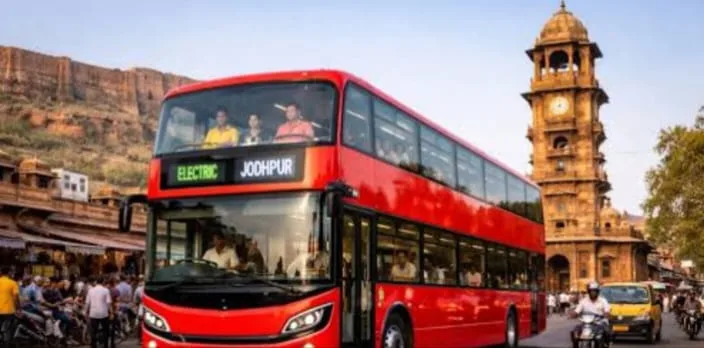 जोधपुर डबल डेकर बस ,राजस्थान परिवहन ,2 मंजिला बस सेवा ,जोधपुर पब्लिक ट्रांसपोर्ट
