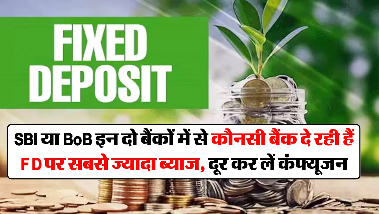 इन दो बैंकों में से कौनसी बैंक दे रही हैं FD पर सबसे ज्यादा ब्याज, दूर कर लें कंफ्यूजन